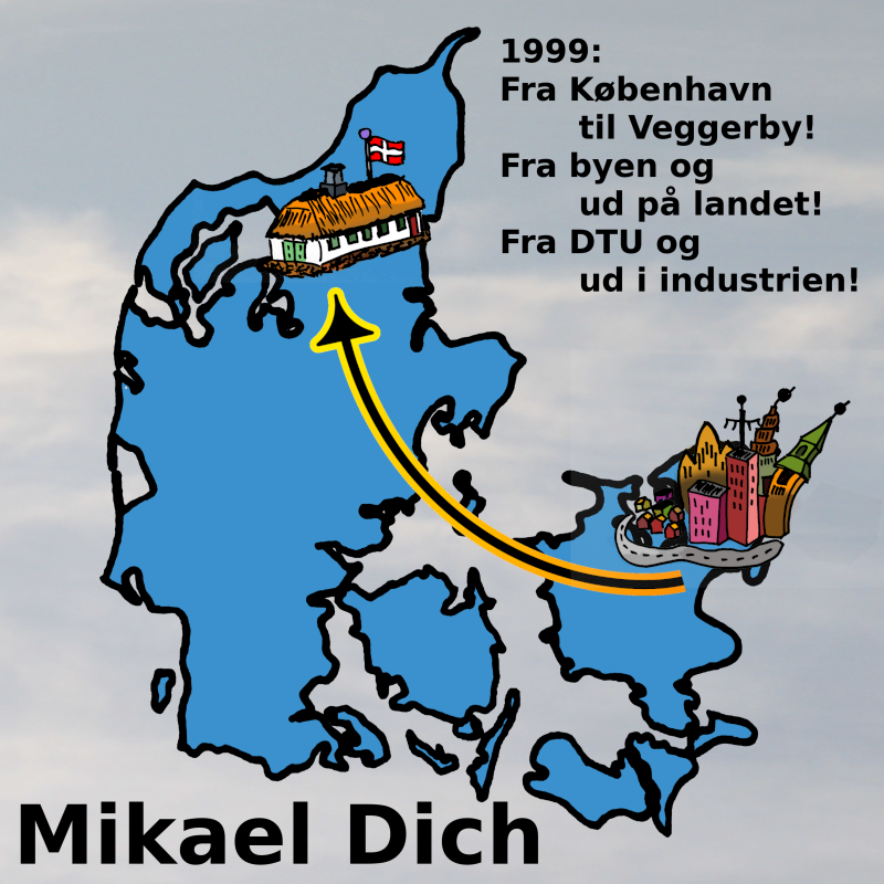 Mikael: Fra København til Jylland i 1999